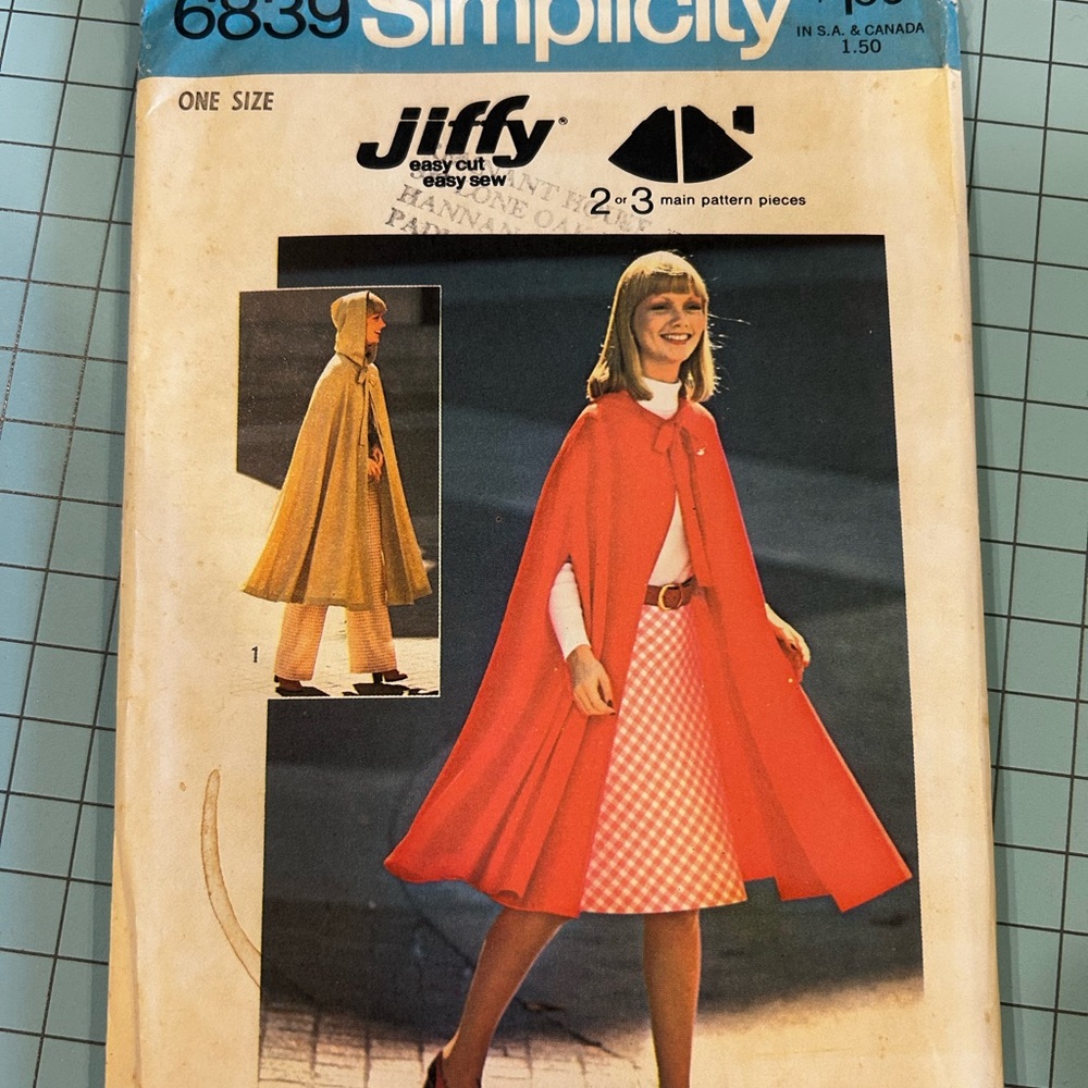 Cloak Pattern EUC
